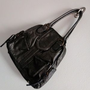 GREAT BIG BAD@$$ Gunmetal Satchel